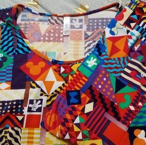 3X Perfect and TC2 LuLaRoe leggings Small World